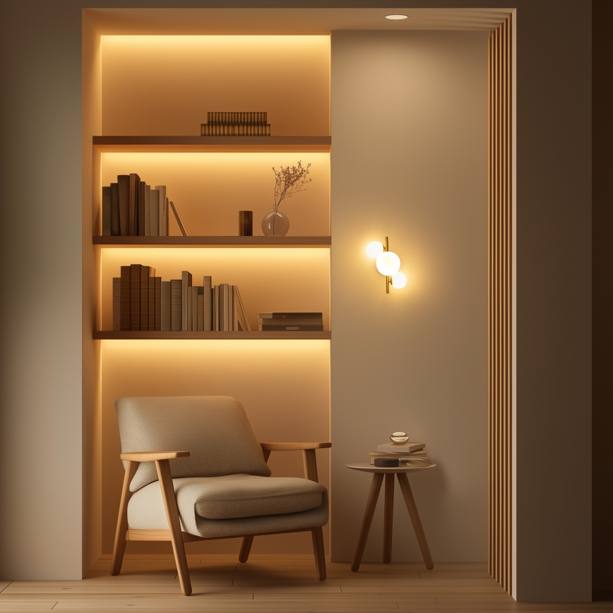 Brilagi - LED Nástěnné svítidlo MILLA 3xG9/3W/230V zlatá/bílá