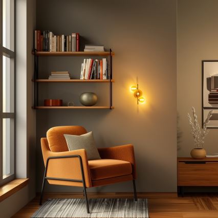 Brilagi - LED Nástěnné svítidlo MILLA 3xG9/3W/230V zlatá