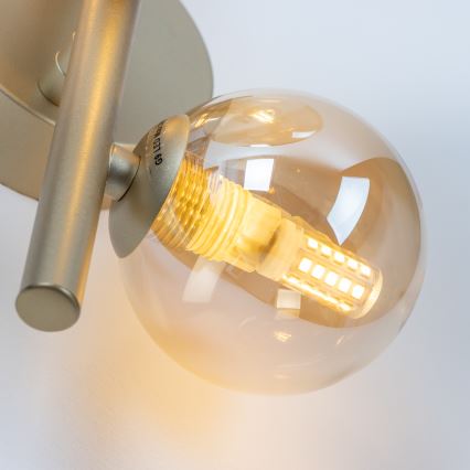 Brilagi - LED Nástěnné svítidlo MILLA 3xG9/3W/230V zlatá