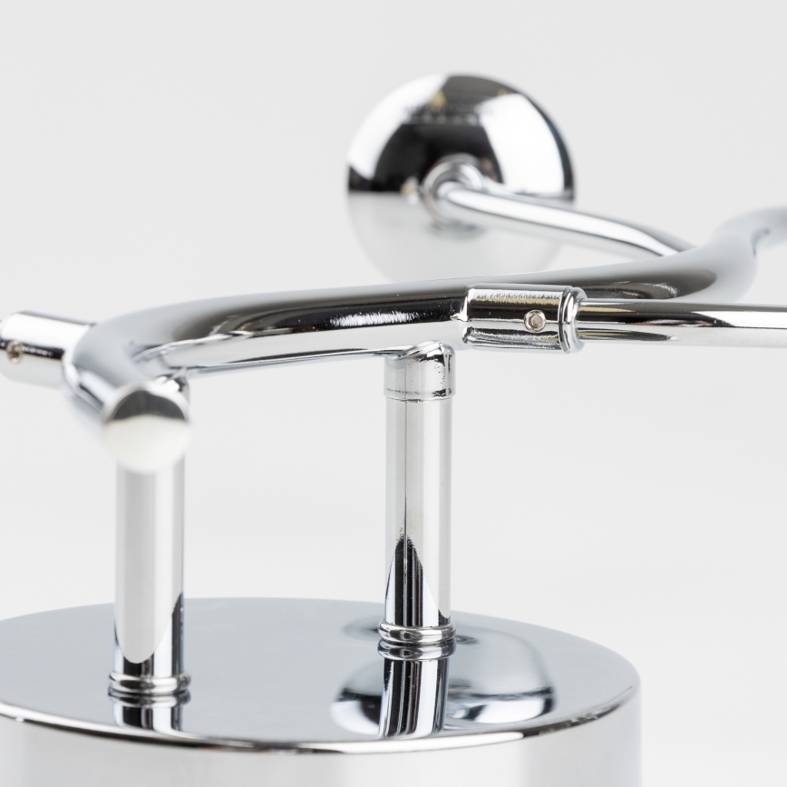 Brilagi - LED Nástěnné svítidlo MISTEL 3xG9/3W/230V černý chrom/kouřová