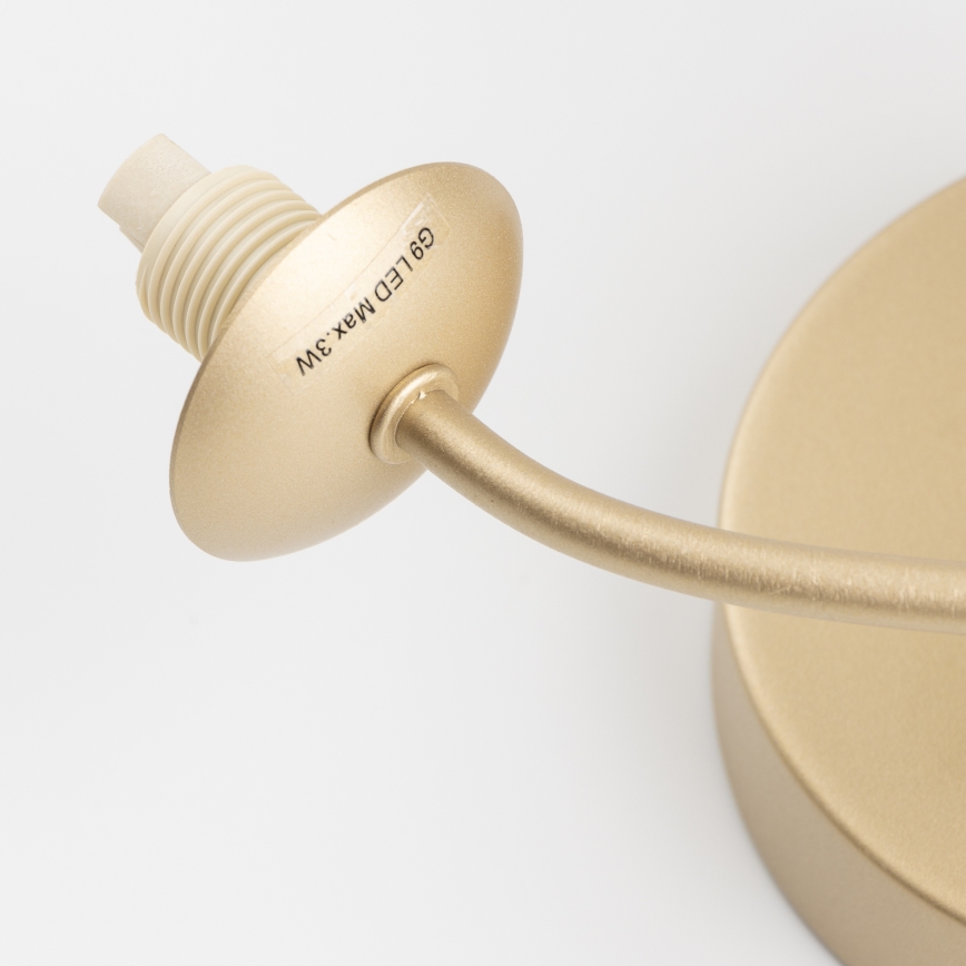 Brilagi - LED Nástěnné svítidlo MISTEL 3xG9/3W/230V zlatá