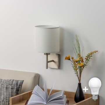 BRILAGI - LED Nástěnné svítidlo NUBILA 1xE27/60W/230V matný chrom/bílá