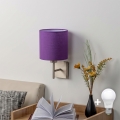 BRILAGI - LED Nástěnné svítidlo NUBILA 1xE27/60W/230V matný chrom/fialová