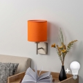 BRILAGI - LED Nástěnné svítidlo NUBILA 1xE27/60W/230V matný chrom/oranžová