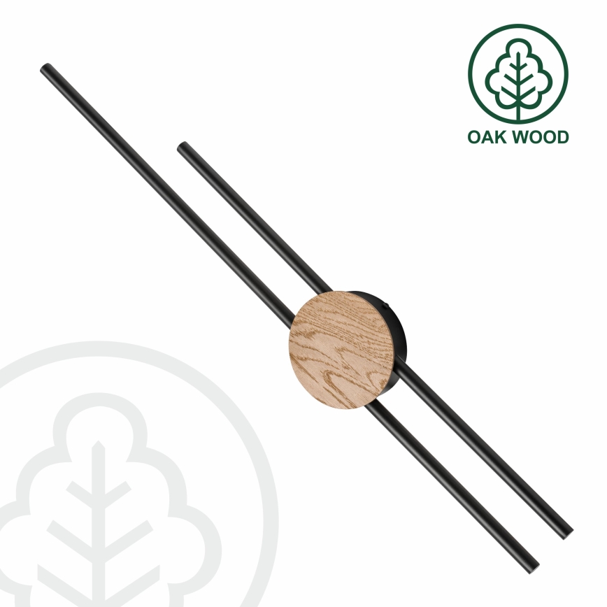 Brilagi - LED Nástěnné svítidlo WOODY COLLINE LED/15W/230V 80 cm dub