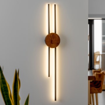 Brilagi - LED Nástěnné svítidlo WOODY COLLINE LED/15W/230V 80 cm dub třešeň