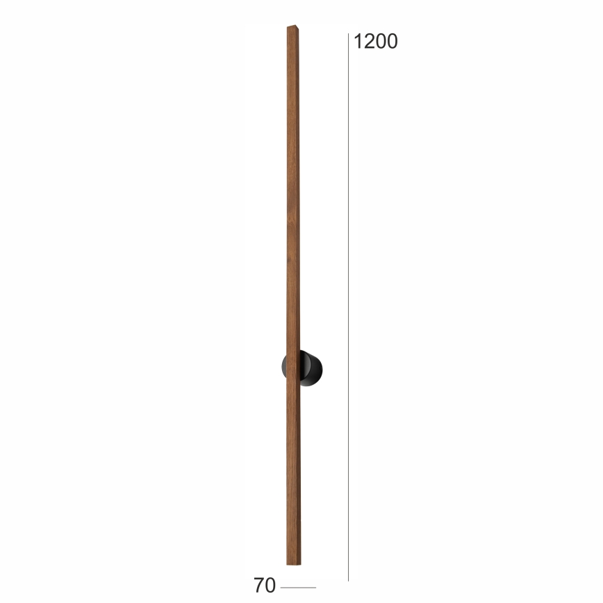 Brilagi - LED Nástěnné svítidlo WOODY LINE LED/12W/230V 120 cm dub třešeň