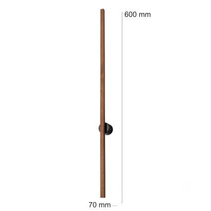 Brilagi - LED Nástěnné svítidlo WOODY LINE LED/7W/230V 4000K 60 cm dub třešeň