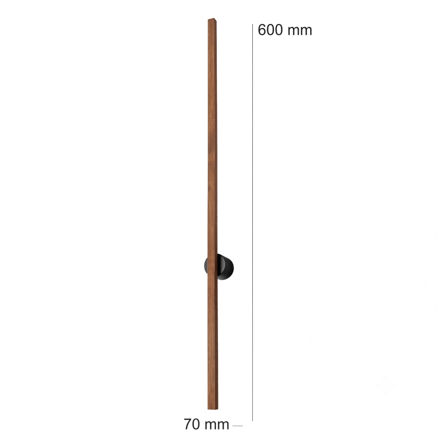 Brilagi - LED Nástěnné svítidlo WOODY LINE LED/7W/230V 4000K 60 cm dub třešeň