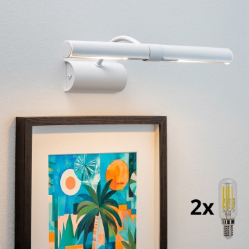 Brilagi - LED Obrazové svítidlo DANAE 2xE14/4W/230V 3000K bílá