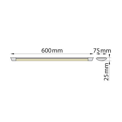 Brilagi - LED Podlinkové svítidlo AVERO LED/16W/230V 60 cm