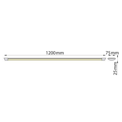 Brilagi - LED Podlinkové svítidlo AVERO LED/32W/230V 120 cm