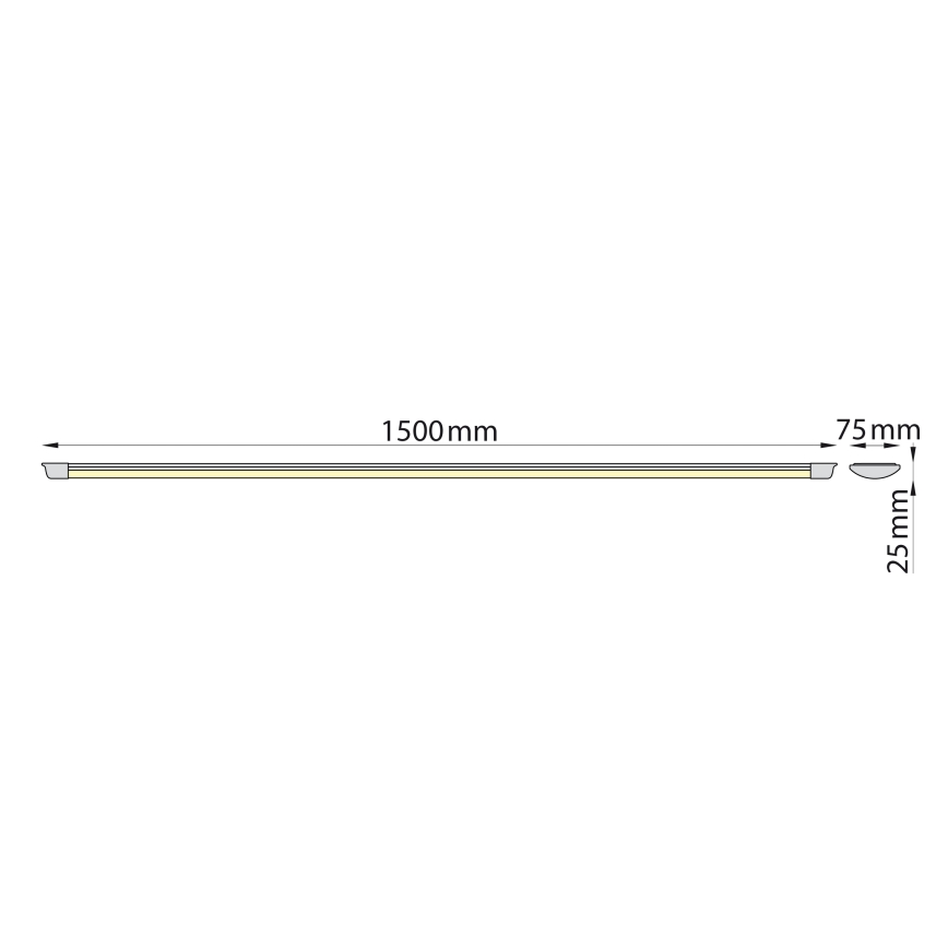 Brilagi - LED Podlinkové svítidlo AVERO LED/45W/230V 150 cm