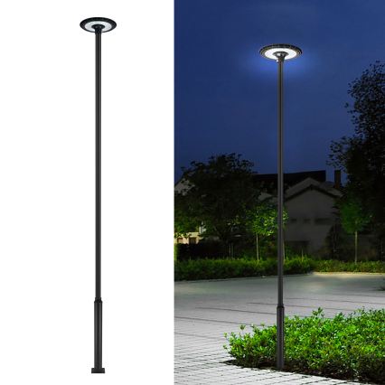 Brilagi - LED Pouliční lampa se sloupem 5 m URBANSPARK LED/120W/230V černá IP65