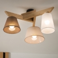 Brilagi - LED  Přisazený lustr ANTHONY 3xE14/40W/230V dub