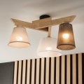 Brilagi - LED  Přisazený lustr ANTHONY 3xE14/40W/230V dub