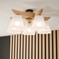 Brilagi - LED  Přisazený lustr ANTHONY 5xE14/40W/230V dub/bílá
