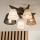 Brilagi - LED  Přisazený lustr ANTHONY 5xE14/40W/230V dub ořech