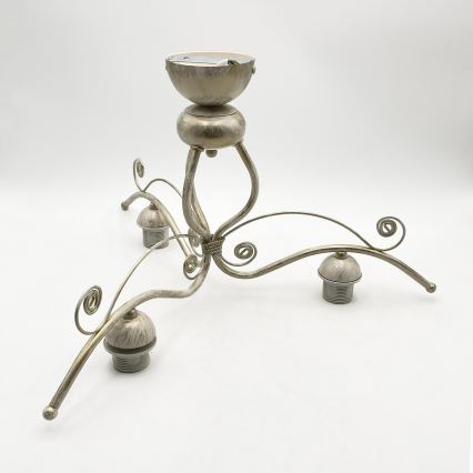 Brilagi - LED Přisazený lustr ANTICO 3xE27/60W/230V 3000K bílá patina