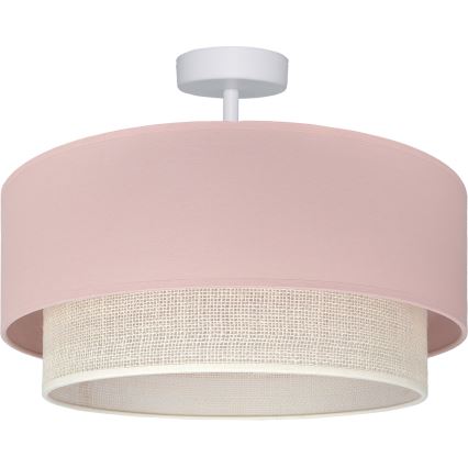 Brilagi - LED Přisazený lustr BOHO BOBO 1xE27/10W/230V pr. 40 cm růžová/krémová