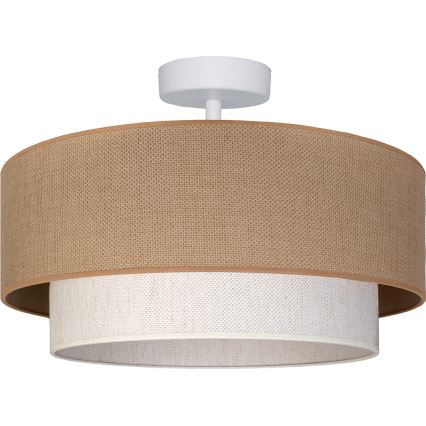 Brilagi - LED Přisazený lustr BOHO ECO 1xE27/10W/230V pr. 40 cm béžová/krémová