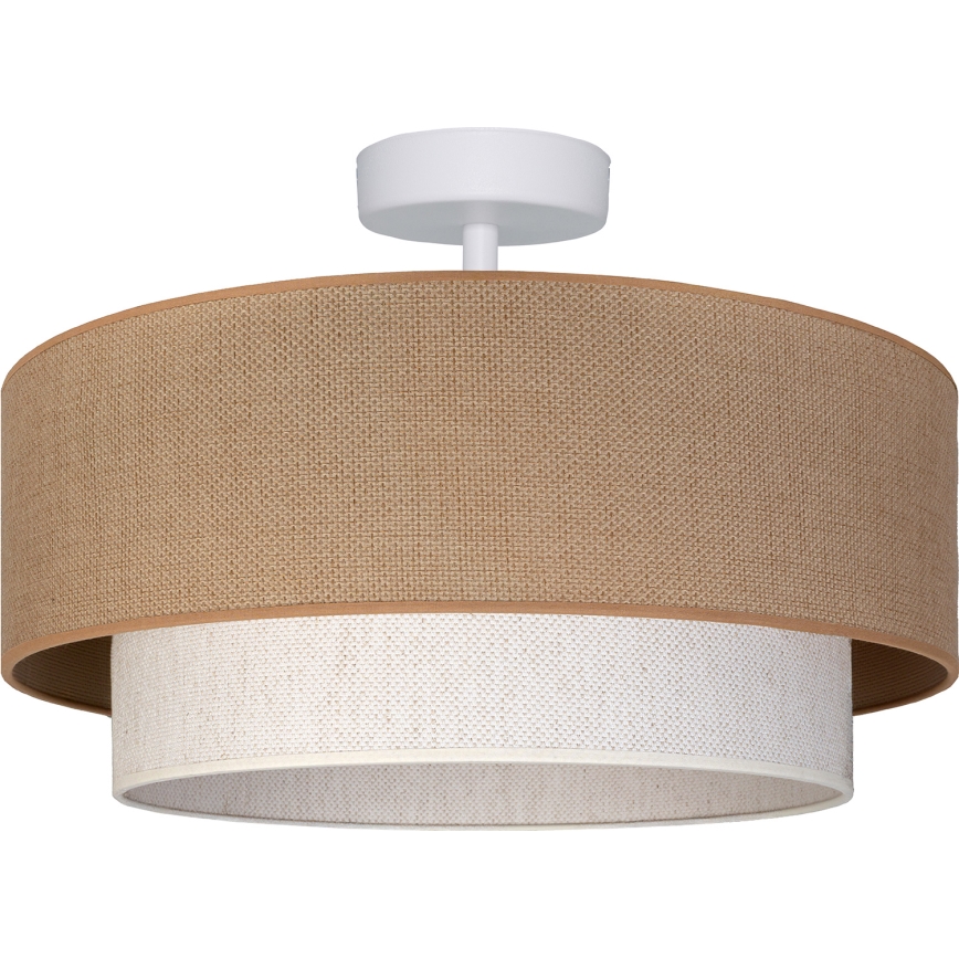 Brilagi - LED Přisazený lustr BOHO ECO 1xE27/10W/230V pr. 40 cm béžová/krémová