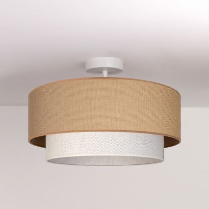 Brilagi - LED Přisazený lustr BOHO ECO 1xE27/10W/230V pr. 40 cm béžová/krémová