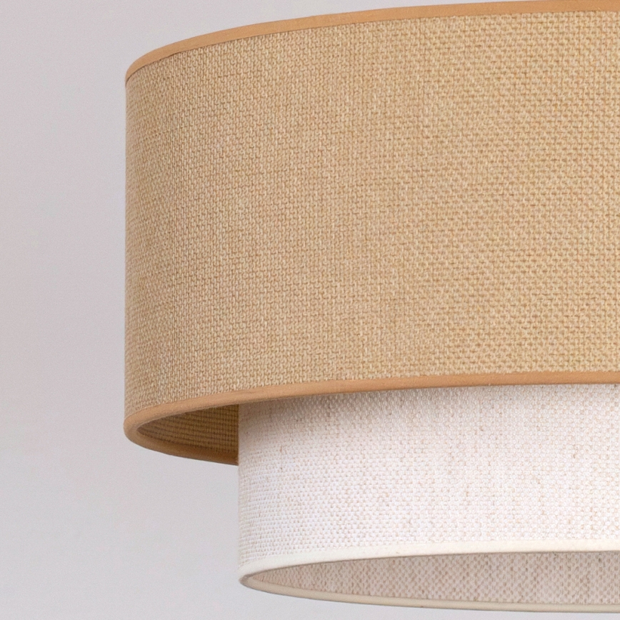 Brilagi - LED Přisazený lustr BOHO ECO 1xE27/10W/230V pr. 40 cm béžová/krémová