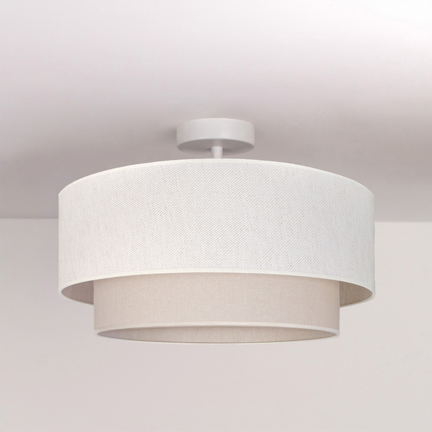 Brilagi - LED Přisazený lustr BOHO ECO 1xE27/10W/230V pr. 40 cm krémová