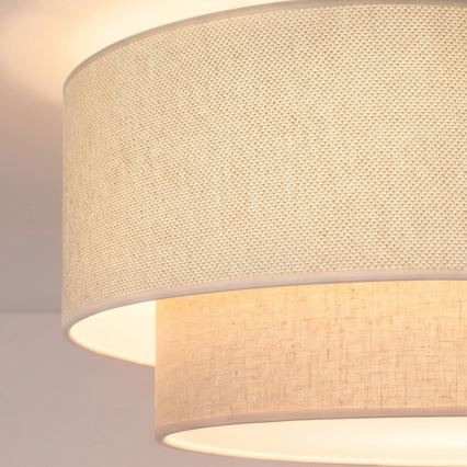 Brilagi - LED Přisazený lustr BOHO ECO 1xE27/10W/230V pr. 40 cm krémová