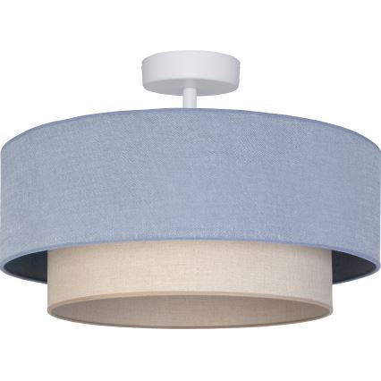 Brilagi - LED Přisazený lustr BOHO ECO 1xE27/10W/230V pr. 40 cm modrá/krémová