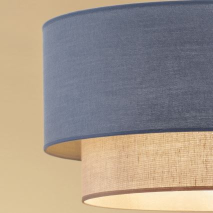 Brilagi - LED Přisazený lustr BOHO ECO 1xE27/10W/230V pr. 40 cm modrá/krémová