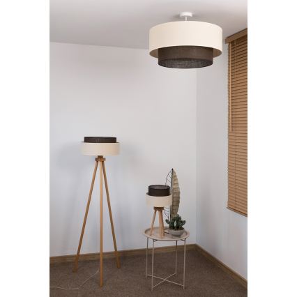 Brilagi - LED Přisazený lustr BOHO STYLE 3xE27/15W/230V pr. 60 cm krémová/hnědá