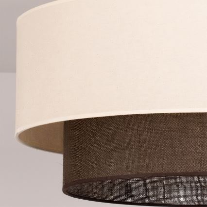 Brilagi - LED Přisazený lustr BOHO STYLE 3xE27/15W/230V pr. 60 cm krémová/hnědá