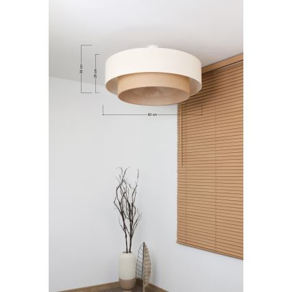 Brilagi - LED Přisazený lustr BOHO STYLE 3xE27/15W/230V pr. 80 cm