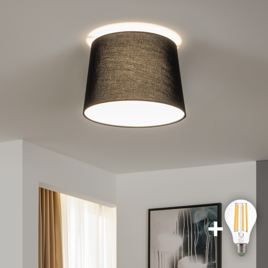 Brilagi - LED Přisazený lustr CERIA 1xE27/40W/230V pr. 30 cm černá