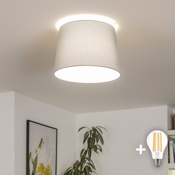 Brilagi - LED Přisazený lustr CERIA 1xE27/40W/230V pr. 30 cm šedá