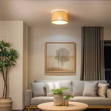 Brilagi - LED Přisazený lustr CERIA 1xE27/40W/230V pr. 35 cm béžová