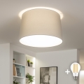 Brilagi - LED Přisazený lustr CERIA 1xE27/40W/230V pr. 45 cm šedá