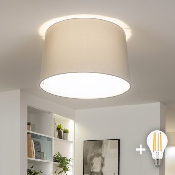 Brilagi - LED Přisazený lustr CERIA 1xE27/40W/230V pr. 45 cm šedá