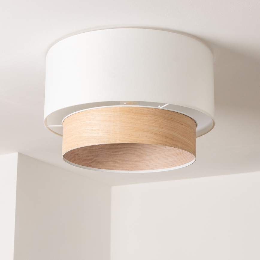 Brilagi - LED Přisazený lustr CERIA 1xE27/40W/230V pr. 50 cm bílá/béžová