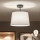 Brilagi - LED Přisazený lustr CERIA 1xE27/60W/230V pr. 30 cm černá/bílá