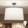 Brilagi - LED Přisazený lustr CERIA 1xE27/60W/230V pr. 45 cm černá/bílá