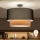 Brilagi - LED Přisazený lustr CERIA 1xE27/60W/230V pr. 50 cm černá/béžová