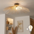 BRILAGI - LED Přisazený lustr CERIA BOHO 1xE27/40W/230V pr. 100 cm bambus