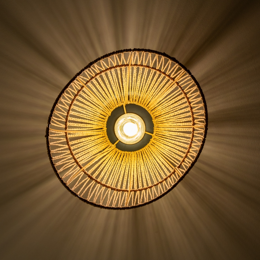 Brilagi - LED Přisazený lustr CERIA BOHO 1xE27/40W/230V pr. 30 cm hnědá