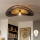 Brilagi - LED Přisazený lustr CERIA BOHO 1xE27/40W/230V pr. 50 cm černá/hnědá/dub