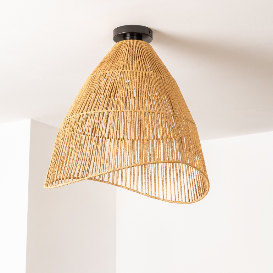Brilagi - LED Přisazený lustr CERIA BOHO 1xE27/40W/230V pr. 50 cm hnědá