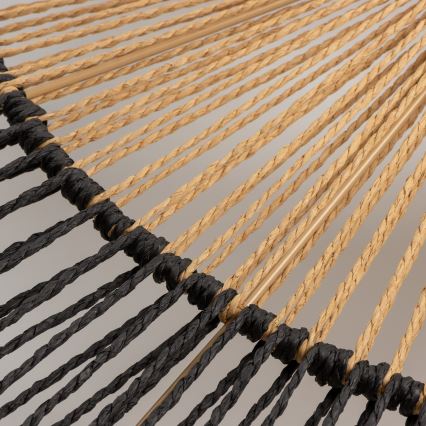 Brilagi - LED Přisazený lustr CERIA BOHO 1xE27/40W/230V pr. 50 cm černá/hnědá/dub