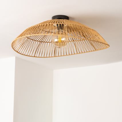 Brilagi - LED Přisazený lustr CERIA BOHO 1xE27/40W/230V pr. 70 cm hnědá